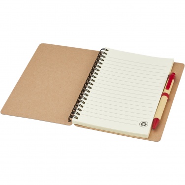 Logotrade Firmengeschenke das Foto: Priestly A6 Recycling Notizbuch mit Stift