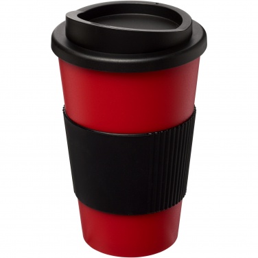 Logotrade werbemittel das Foto: Americano® 350 ml Isolierbecher mit Schutzring