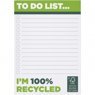 Logotrade Werbeartikel das Foto: Desk-Mate® A6 recycelter Notizblock