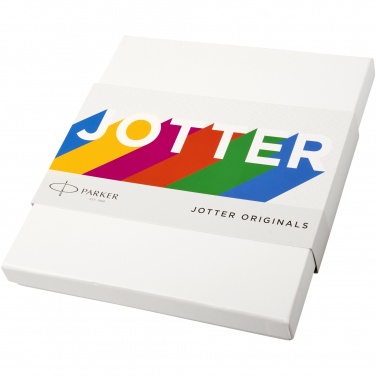 Logotrade Firmengeschenke das Foto: Parker Classic Notizbuch und Parker Stift-Geschenkbox