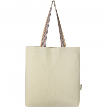 Logotrade Firmengeschenke das Foto: Rainbow 180 g/m² recycelte Tragetasche 5L