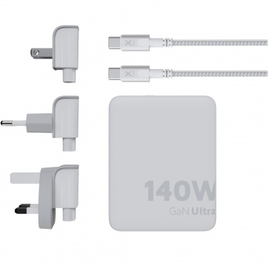 Logotrade Firmengeschenke das Foto: Xtorm XVC2140 GaN Ultra 140 W Reiseladegerät mit 240 W USB-C PD-Kabel