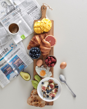 Logotrade Geschäftsgeschenke das Foto: VINGA Buscot langes Servierbrett