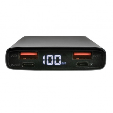Logotrade Firmengeschenke das Foto: 18W PD Powerbank mit 10.000 mAh aus Aluminium