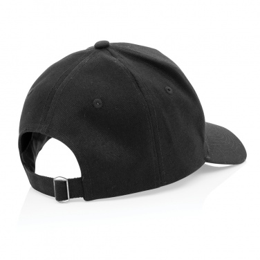 Logotrade Werbeartikel das Foto: Impact 5 Panel Kappe aus 280gr rCotton mit AWARE™ Tracer