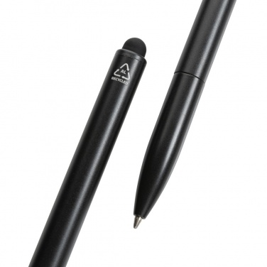 Logotrade Geschäftsgeschenke das Foto: Kymi Stift mit Stylus aus RCS recyceltem Aluminum