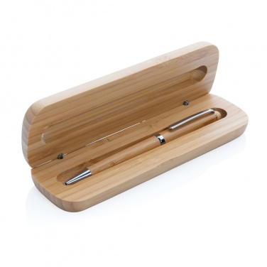 Logotrade Werbeartikel das Foto: Bamboo Stift in einer Box