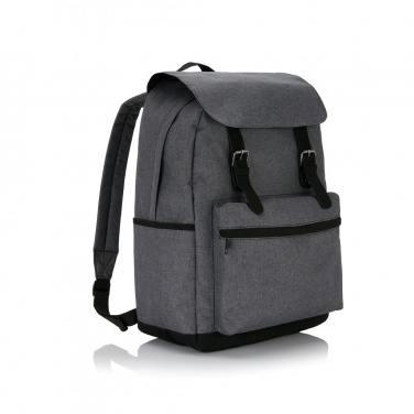 Logotrade Firmengeschenke das Foto: Laptop Rucksack mit magnetischen Schnallenverschlüssen