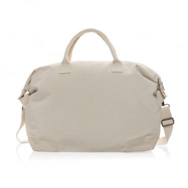 Logotrade Werbeartikel das Foto: Kezar AWARE™ 500g/m² Wochenendtasche aus recyceltem Canvas