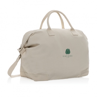 Logotrade Logogeschenke das Foto: Kezar AWARE™ 500g/m² Wochenendtasche aus recyceltem Canvas