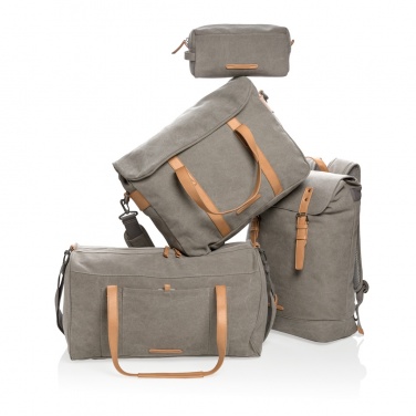 Logotrade werbemittel das Foto: Canvas Laptop-Tasche, PVC-frei