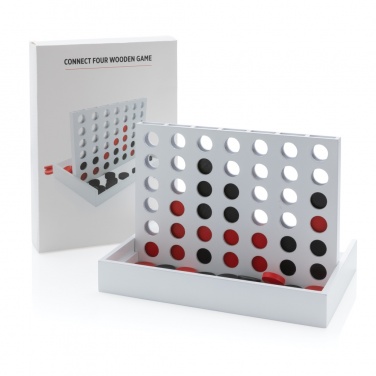 Logotrade Werbegeschenke das Foto: Connect Four Holzspiel