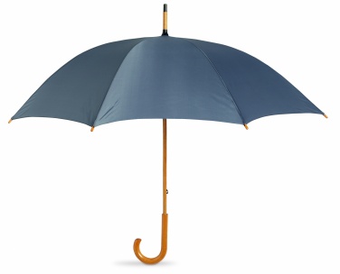Logotrade Geschäftsgeschenke das Foto: Regenschirm mit Holzgriff