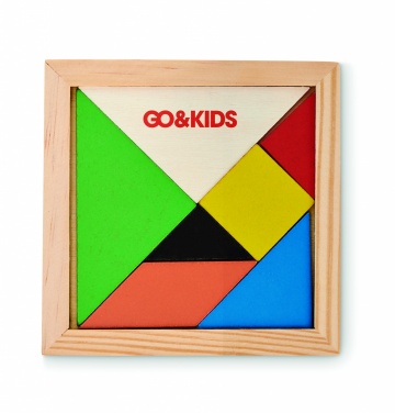 Logotrade Logogeschenke das Foto: Tangram-Puzzle Holz
