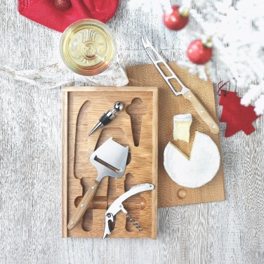 Logotrade Werbegeschenke das Foto: Wein und Käse Set