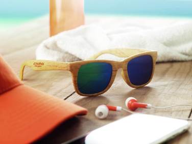 Logotrade Werbeartikel das Foto: Sonnenbrille Holz MAARDU