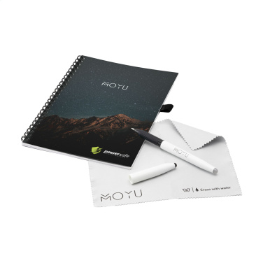Logotrade Firmengeschenke das Foto: MOYU Löschbares Notizbuch aus Steinpapier mit individuellem Softcover