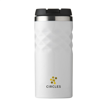 Logotrade Logogeschenke das Foto: Geometric Mug RCS Recycleter Stahl 280 ml Thermobecher