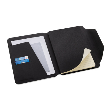 Logotrade Firmengeschenke das Foto: Teri AWARE™ A5 Portfolio aus RPET und Walnuss