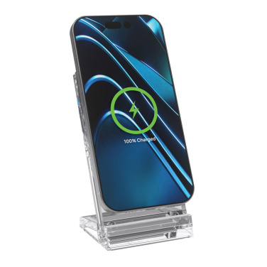 Logotrade Firmengeschenke das Foto: Magcharge 15W magnetische Wireless-Charging-Stand