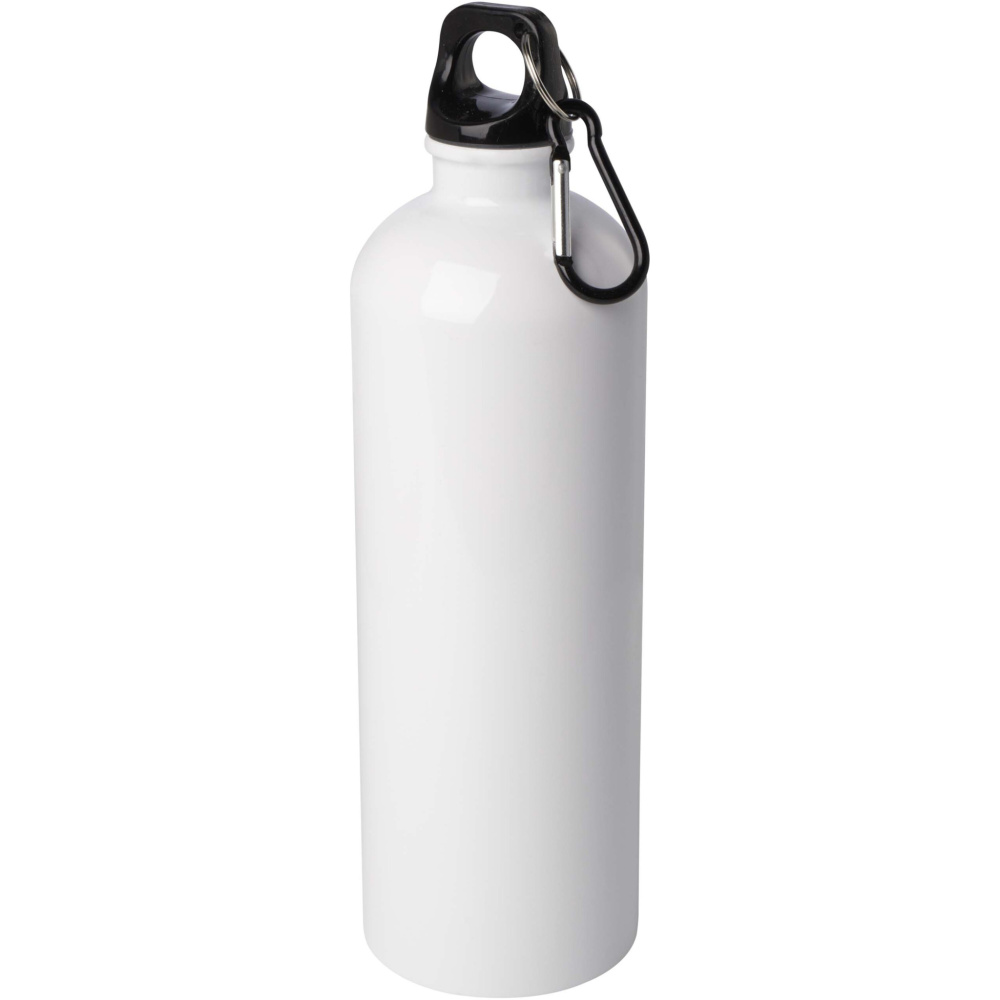 Logotrade werbemittel das Foto: Oregon 750 ml RCS-zertifizierte, einwandige Trinkflasche aus Edelstahl mit Karabinerhaken