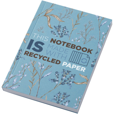 Logotrade Logogeschenke das Foto: Novella Austen A6 Softcover Notizbuch aus Recyclingmaterial – 100 Blatt