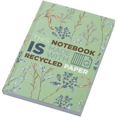 Logotrade werbemittel das Foto: Novella Austen A6 Softcover Notizbuch aus Recyclingmaterial – 100 Blatt