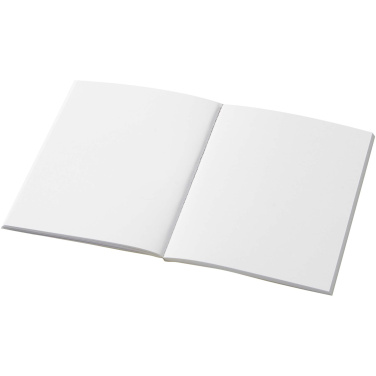 Logotrade Werbeartikel das Foto: Novella Austen A6 Softcover Notizbuch aus Recyclingmaterial – 50 Blatt
