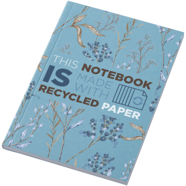 Logotrade Geschäftsgeschenke das Foto: Novella Austen A6 Softcover Notizbuch aus Recyclingmaterial – 50 Blatt
