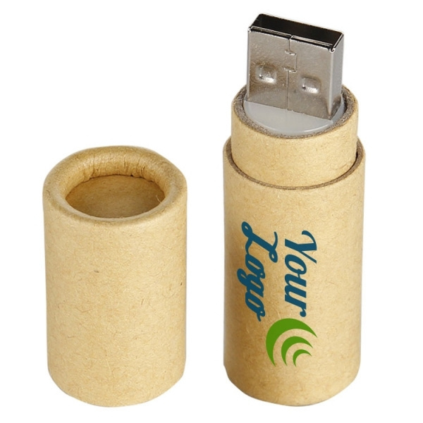 Logotrade Werbeartikel das Foto: USB-Stick aus Karton