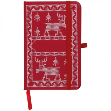 Logotrade Werbegeschenke das Foto: A6-Notizbuch mit Weihnachtsmotiv