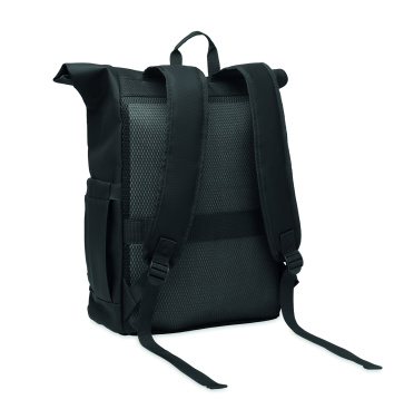 Logotrade Logogeschenke das Foto: Rolltop-Rucksack 600D RPET