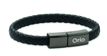 Logotrade Firmengeschenke das Foto: 60W Flecht-Armband-Ladekabel