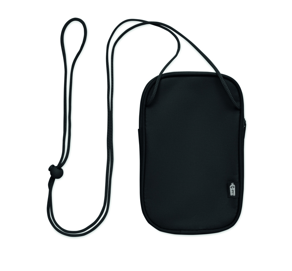 Logotrade Firmengeschenke das Foto: Crossbody-Reisetasche RPET
