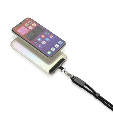Logotrade werbemittel das Foto: LoopAmp 60W Handgelenksband für Smartphones aus RCS rPET