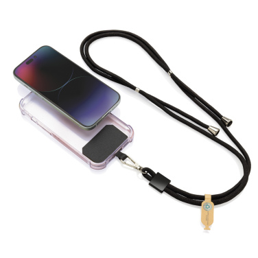 Logotrade werbemittel das Foto: CarryLoop verstellbares Handyband aus RCS rec. PET