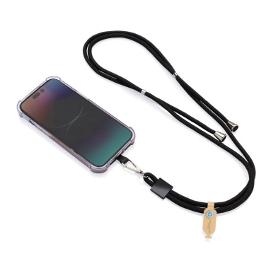 Logotrade Firmengeschenke das Foto: CarryLoop verstellbares Handyband aus RCS rec. PET