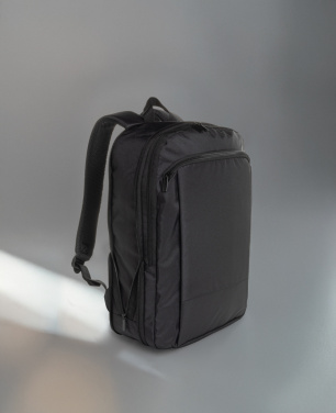 Logotrade Geschäftsgeschenke das Foto: Flexpack Aware™ Expandable Slim RPET 15,6" Laptop-Rucksack