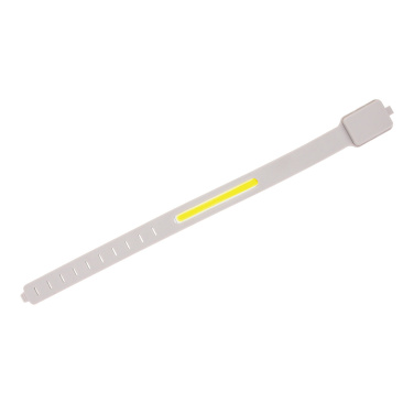 Logotrade Werbeartikel das Foto: Lumi Sprint wiederaufladbares LED Lauflicht aus RCS rec. ABS