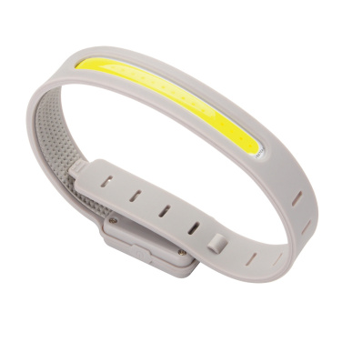 Logotrade Firmengeschenke das Foto: Lumi Sprint wiederaufladbares LED Lauflicht aus RCS rec. ABS