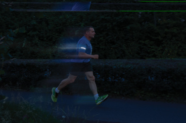 Logotrade werbemittel das Foto: Lumi Sprint wiederaufladbares LED Lauflicht aus RCS rec. ABS
