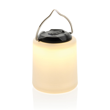 Logotrade Logogeschenke das Foto: Limio tragbare wiederaufladbare Tischlampe aus RCS rec. ABS