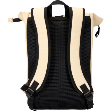 Logotrade Geschäftsgeschenke das Foto: Resi Plus 15" GRS-recycelter Rolltop Rucksack 18 L 