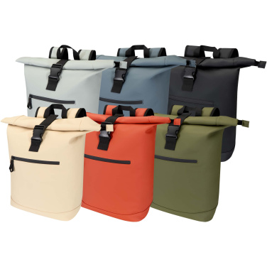 Logotrade Werbegeschenke das Foto: Resi Plus 15" GRS-recycelter Rolltop Rucksack 18 L 