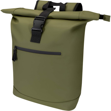 Logotrade Firmengeschenke das Foto: Resi Plus 15" GRS-recycelter Rolltop Rucksack 18 L 