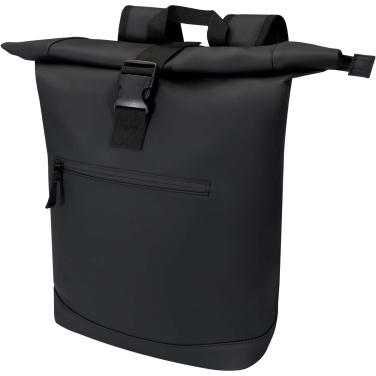 Logotrade Werbegeschenke das Foto: Resi Plus 15" GRS-recycelter Rolltop Rucksack 18 L 