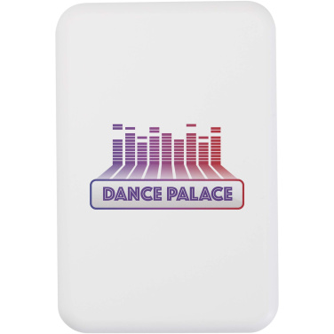 Logotrade Werbegeschenke das Foto: Acrab 15 W 5.000 mAh magnetische kabellose Powerbank mit 20 W PD aus recyceltem Kunststoff