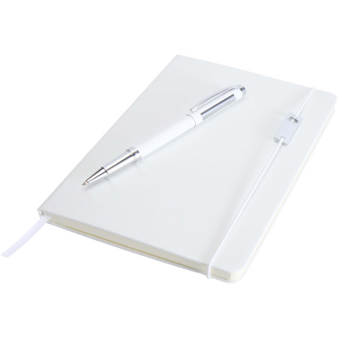 Logotrade werbemittel das Foto: Legato Elegance A5 Hardcover Notizbuch mit Tintenroller Set