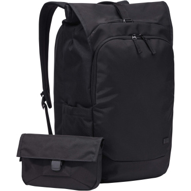 Logotrade werbemittel das Foto: Case Logic Variate 17" erweiterbarer Rolltop Laptop Rucksack aus recyceltem Material