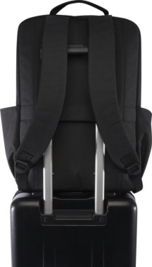 Logotrade Werbeartikel das Foto: Libra 15" Laptop-Rucksack aus recyceltem GRS-Material 15 L